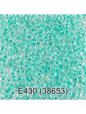 Чешский бисер Е430-38653 10/0 ,5 гр,цв-бледно-бирюзовый