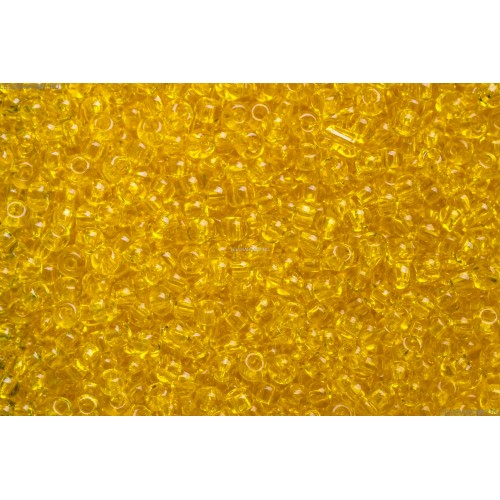 Чешский бисер   10/0 ,5 грамм, цв 80010 желтый прозрачный