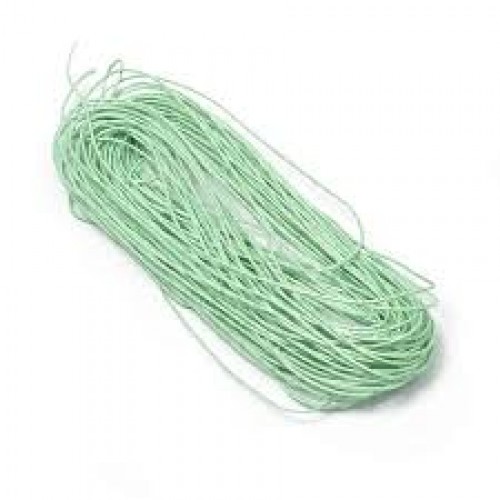 Вощеный шнур,1 мм. цвет пастельный зелёный,15-5812,цена за 1 метр