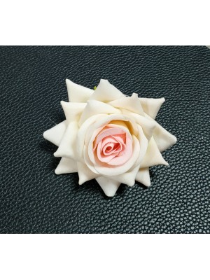 Головка цветочная "Роза чайная" размер 7-8 см