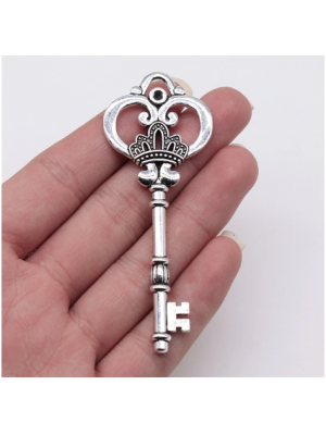 Подвеска1 Ключ декоративный 85 мм,цвет античное серебро,,цена за 1 шт