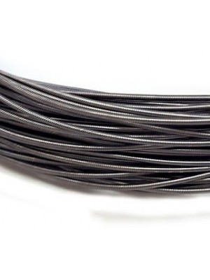 Канитель жесткая,цвет тёмно-серый,1,25 мм- 5 гр