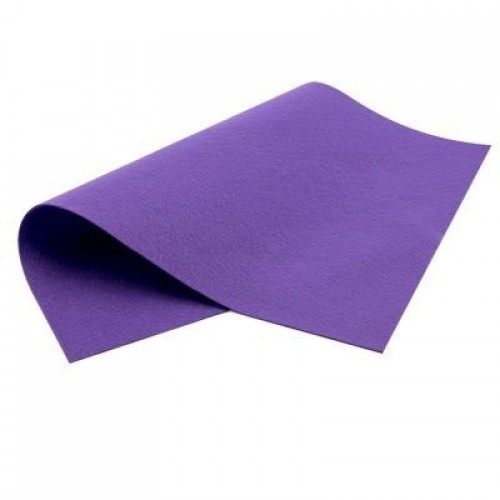 Корейский фетр,мягкий,фиолетовый.33*26см