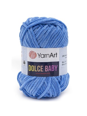  Пряжа YarnArt Dolce Baby, 50гр-85 метров, №777,синий