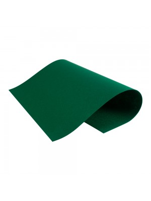 Корейский фетр,жесткий,тёмно-зеленый.1,2 мм,размер 33*26см