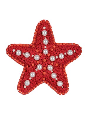 Набор для изготовления броши ТМ "Klart"-"Морская звезда",5,5*5,5см