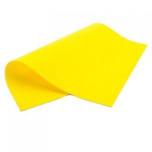 Корейский фетр,мягкий,цв-жёлтый.33*26см