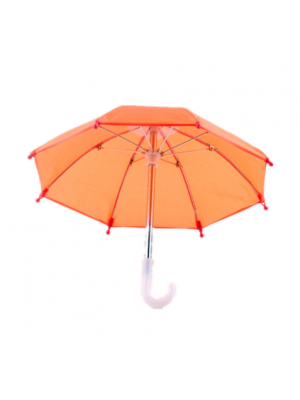 Зонтик для куклы,оранжевый,цена за 1 шт