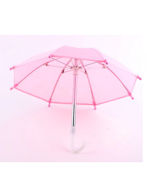 Зонтик для куклы-розовый,цена за 1 шт