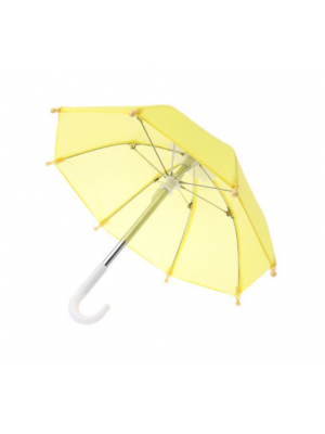 Зонтик для куклы,жёлтый,цена за 1 шт