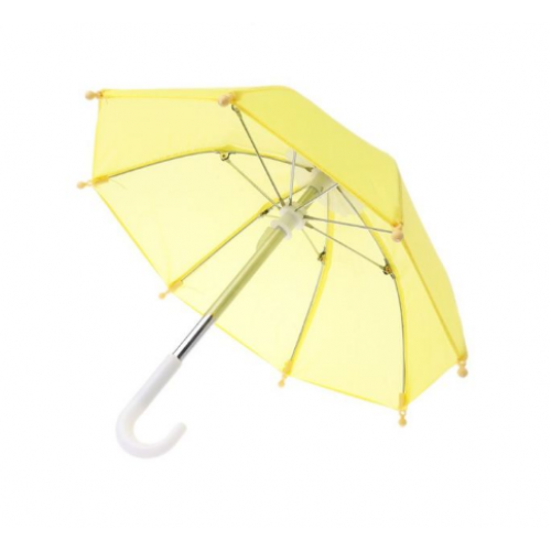 Зонтик для куклы,жёлтый,цена за 1 шт