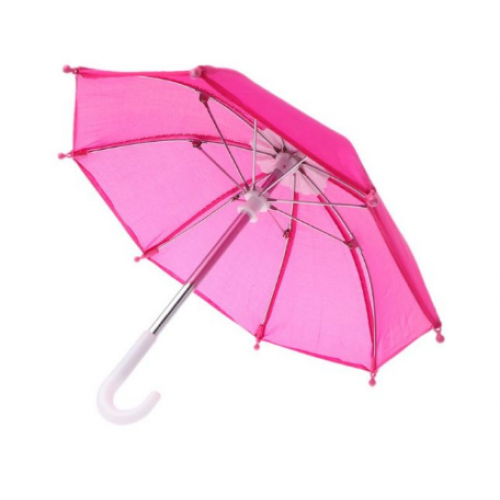 Зонтик для куклы,малиновый,цена за 1 шт