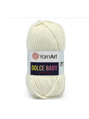  Пряжа YarnArt Dolce Baby, 50гр-85 метров, №745 молочный