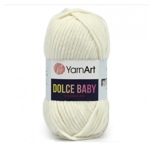 Пряжа YarnArt Dolce Baby, 50гр-85 метров, №745 молочный