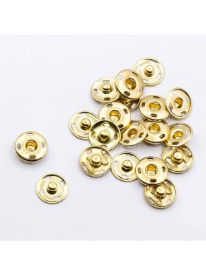 Кнопки пришивные металл-золото,7мм,в уп. 10 кнопок