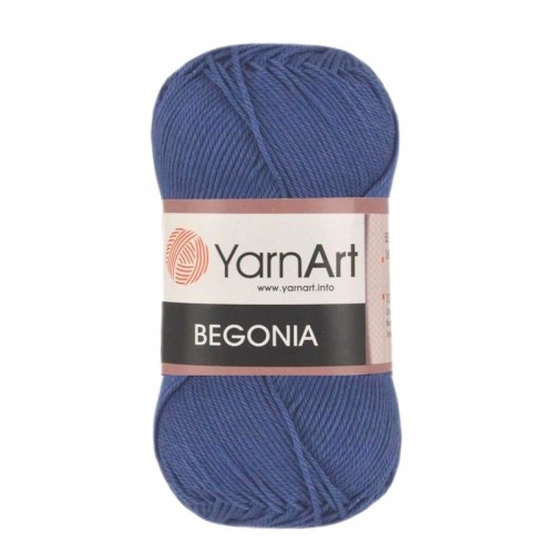 Пряжа Begonia YarnArt-Бегония.№154, цв-синий,50гр-169 м