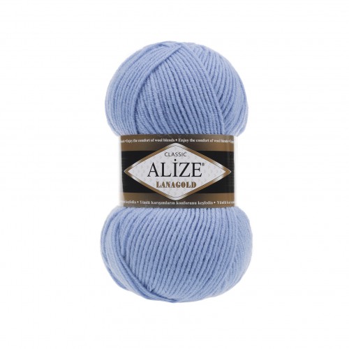 Пряжа Alize-Ланаголд (Lanagold) цв-40 (голубой)
