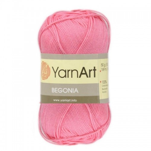 Пряжа Begonia YarnArt-Бегония.№5001, цв-ярко-розовый,50гр-169 м