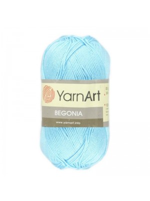 Пряжа Begonia YarnArt-Бегония.№5353, цв-голубая бирюза,50гр-169 м