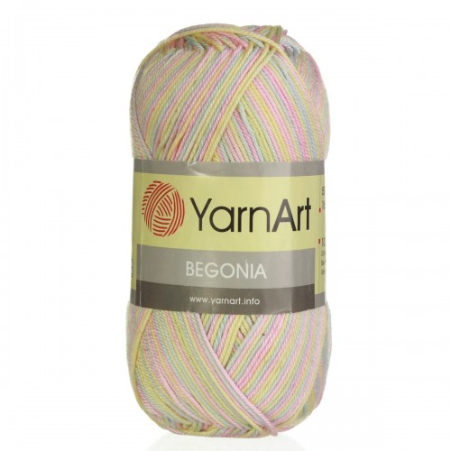 Пряжа Begonia YarnArt-Бегония.№3194-меланж, 50гр-169 м