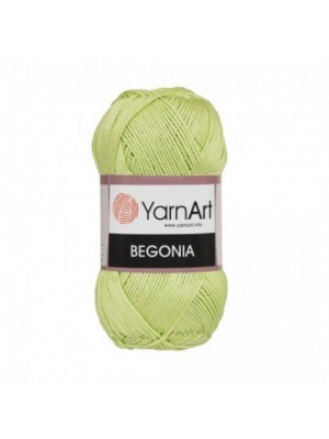 Пряжа Begonia YarnArt-Бегония.№6352,цв-салатовый, 50гр-169 м