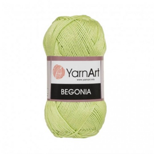 Пряжа Begonia YarnArt-Бегония.№6352,цв-салатовый, 50гр-169 м