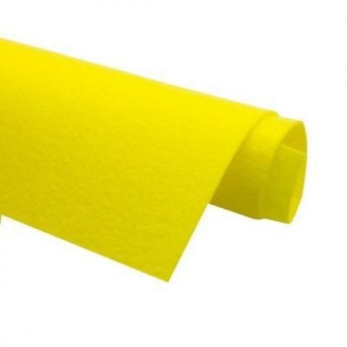 Корейский фетр,жесткий,св-желтый.1,2 мм,размер 33*26см