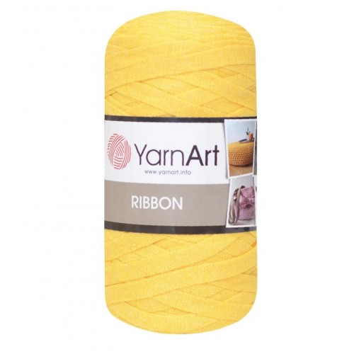 Пряжа Ribbon 250гр - 125м (Жёлтый) YarnArt,№764