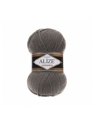 Пряжа Alize-Ланаголд (Lanagold)100гр-240м.№348.цв-тёмно-серый