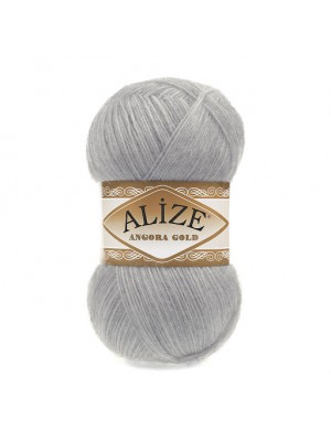 Пряжа Ализе Ангора Голд (Angora Gold),цвет 21 - цв.серый