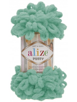 Пряжа Alize Puffy-цвет мята,100 гр-9 м Пряжа Alize Puffy-цвет мята,100 гр-9 м