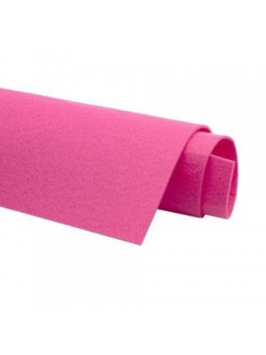 Корейский фетр,жесткий,ярко-розовый.1,2 мм,размер 33*26см
