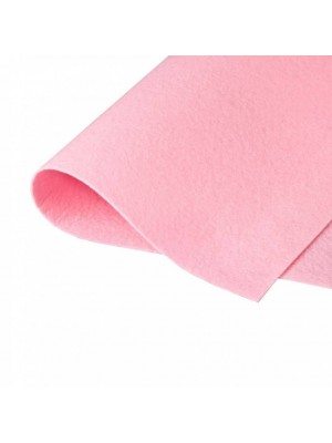Корейский фетр,жесткий,розовый.1,2 мм,размер 33*26см