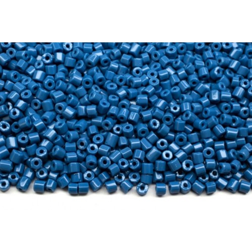 Чешский бисер -РУБКА ,5 грамм, цв-10/0 33220 синий непрозрачный