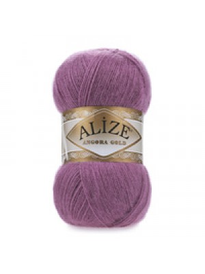 Пряжа Ализе Ангора Голд (Angora Gold),цвет 440 - цв.брусника