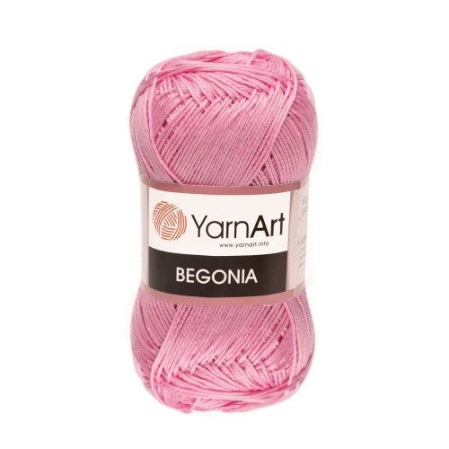 Пряжа Begonia YarnArt-Бегония.№319,цв-розовый, 50гр-169 м