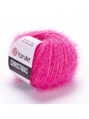 YarnArt Christmas Кристмас, 09-050. цв-ярко розовый