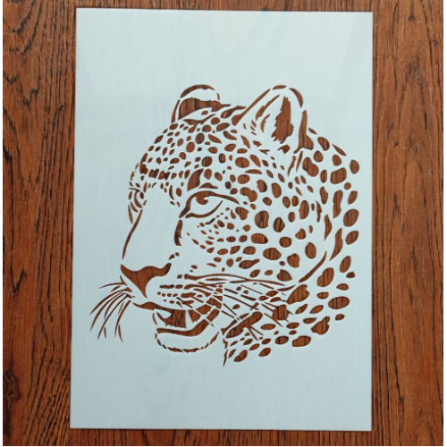 Трафарет №20-0,Леопард, размер 21*28 см
