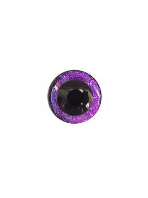 Глазки безопасные,блестящие,цв-фиолетовый,12 мм,цена за пару