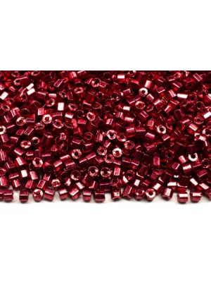 Чешский бисер -РУБКА ,5 грамм, цв-10/0 18398 розово-красный непрозрачный металлик