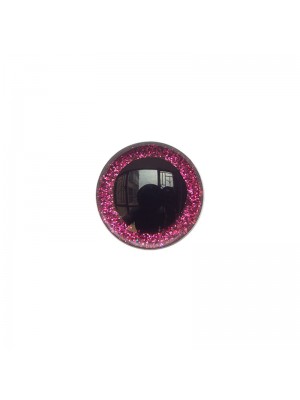 Глазки безопасные,блестящие,цв-розовый,16 мм,цена за пару