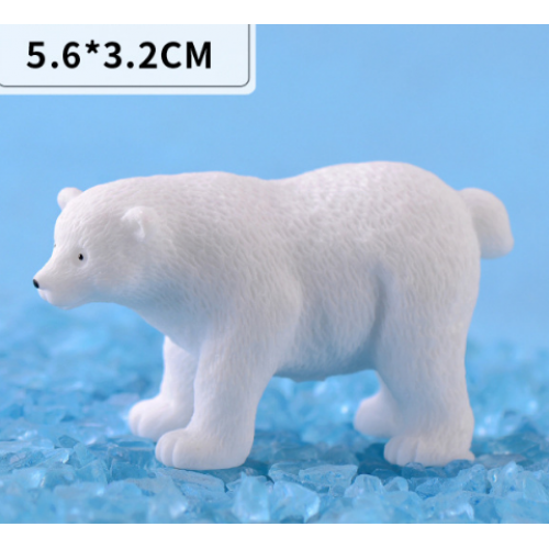 Медведь белый-мини-№4 ,миниатюра,цена за 1 шт