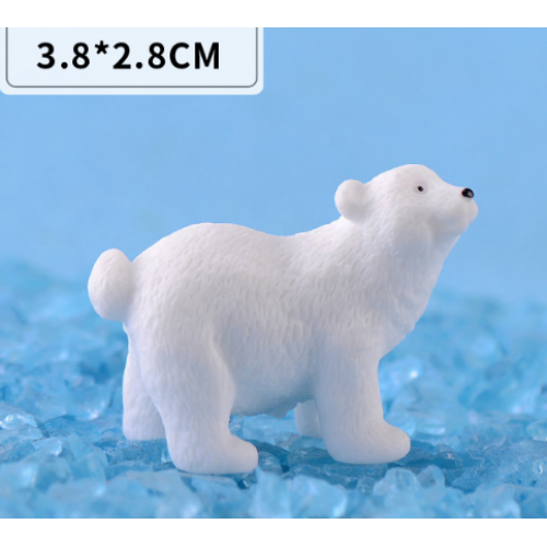 Медвеженок белый-мини-№5 ,миниатюра,цена за 1 шт