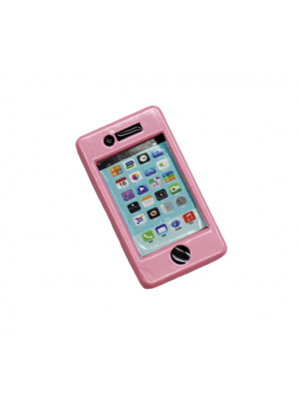 Айфон для куклы, цв-розовый,  2,7*1,9 см