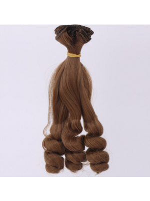 Трессы-три завитка(волосы для кукол)-15 см