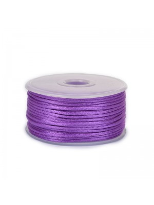 Атласный шнур,2 мм. фиолетовый,цена за 1 метр