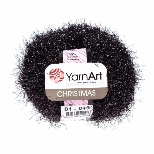YarnArt Christmas Кристмас, 01-067. цв-чёрный