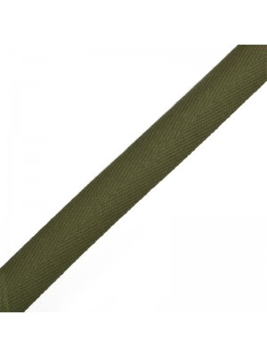 Лента хлопковая( киперная,хаки зелёная ),20мм,цена за 1 метр