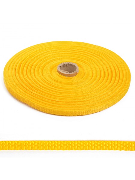 Стропа-ременная лента, 10мм,цв-желтый,цена за 1 м