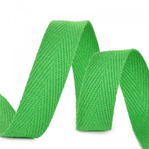 Лента хлопковая( киперная цв-зеленый ),10мм,цена за 1 метр